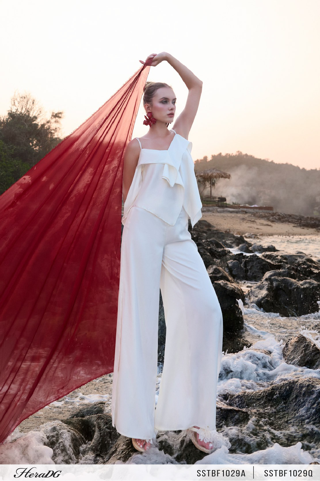 Ảnh của Áo lụa bèo đổ dọc thân